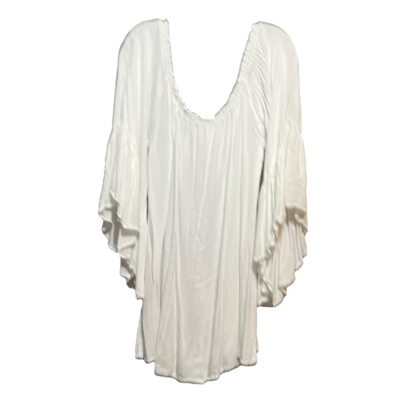 Venus Elan Ruffle Bell Sleeve Top / Mini Dress OSFM - Picture 5 of 10